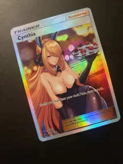 🔥 Pokemon Cynthia #4 | Custom Waifu Card ** Exklusive ** Premium * SEXY RARE ! - Image 2