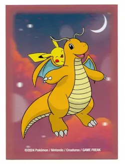Dreamy Dragonite Pikachu Sleeves (65 Card Sleeves) Pokemon Center Official - NEW - Image 2