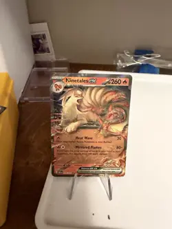 Pokemon TCG Ninetails EX 038/165 Double Rare Holo Card S&V NM - Image 1