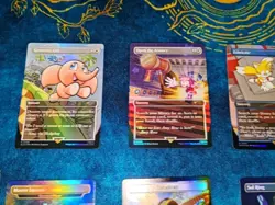 MTG - Secret Lair - Sonic - Chasing Adventure - Foil Set - OPEN with bonus card - Image 2