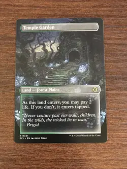 Temple Garden (Borderless) Lorwyn Eclipsed Regular NM MTG - Image 2