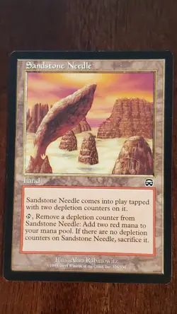 Sandstone Needle Mercadian Masques MM EX/LP #326 MTG Magic the Gathering Common - Image 1