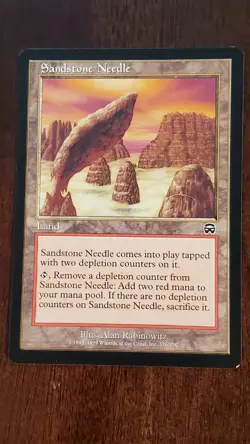 Sandstone Needle Mercadian Masques MM EX/LP #326 MTG Magic the Gathering Common - Image 3