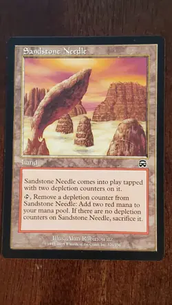 Sandstone Needle Mercadian Masques MM EX/LP #326 MTG Magic the Gathering Common - Image 5