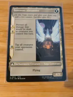 MTG Crystal Fragments Summon : Alexander 0013 Final Fantasy M/NM Free UK P&P - Image 2