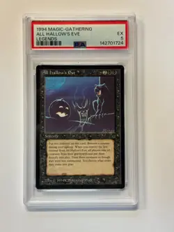 1994 MTG Legends All Hallow’s Eve PSA 5 EX Vintage Magic - Image 1