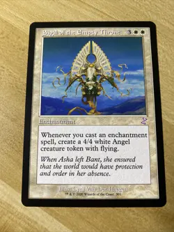 Sigil of the Empty Throne (301) Retro Frame Time Spiral Remastered TSR MTG Magic - Image 1