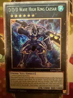 RA04-EN290 - D/D/D Wave High King Caesar Platinum Secret YuGiOh - Image 1