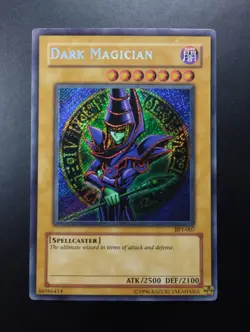 YUGIOH 2003 | DARK MAGICIAN | BPT-007 | PROMO | SECRET RARE | EXCELLENT - Image 1
