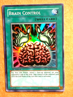 yugioh Brain Control TLM-EN038 1st Ed Super North American Near Mint - Image 1