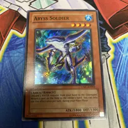 Yugioh - Abyss Soldier CMC-EN001 SUPET VLP/NM X1 - Image 1