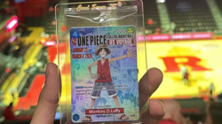 One Piece Monkey D Luffy College Basketball US Voyage Card Rutgers UNOPENED MINT - Image 1