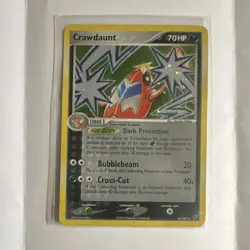 Pokemon Crawdaunt 6/107 EX Deoxys Holo Rare 70HP Poke-BODY Trading Card - Image 1
