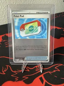 Poke Pad 198/217 Reverse Holo Trainer Item 2026 Ascended Heroes Pokemon Card - Image 1