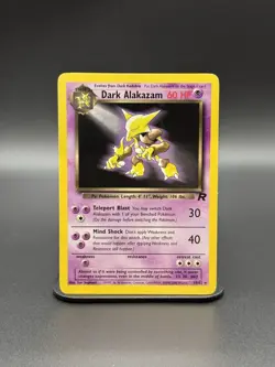 Dark Alakazam 18/82 Team Rocket Regular (LP) VINTAGE POKEMON CARDS - Image 1