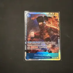 One Piece Card Game Paramount War Monkey.D.Luffy OP02-062 Super Rare Near Mint - Image 1