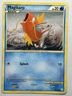 Magikarp HeartGold SoulSilver 72/123 LP-NM Pokemon card - Image 1