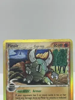 Pinsir 9/101 EX Dragon Frontiers Stamped Reverse Holo Pokemon Card MP - Image 3