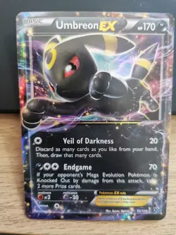 Pokemon Umbreon EX 55/124 Fates Collide Holo Rare Card - Image 1