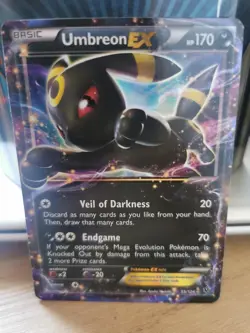 Pokemon Umbreon EX 55/124 Fates Collide Holo Rare Card - Image 2