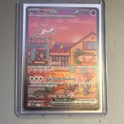 Pokemon Mew EX 053 SVP Scarlet & Violet Promo Full Art Holo Card 180 HP - Image 1