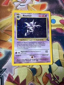Haunter - 6/62 - Pokemon Fossil Unlimited Holo Rare Card WOTC NM - Image 1