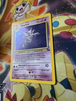 Haunter - 6/62 - Pokemon Fossil Unlimited Holo Rare Card WOTC NM - Image 2