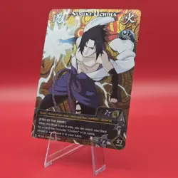 Naruto CCG: Sasuke Uchiha #PR055 [Eyes of the Hawk] Bandai Card - Image 2