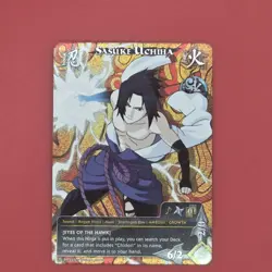 Naruto CCG: Sasuke Uchiha #PR055 [Eyes of the Hawk] Bandai Card - Image 3