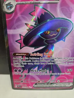 Mismagius ex 112/094 Ultra Rare Full Art NM Pokemon Card Phantasmal Flames PFL - Image 4