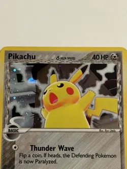 2006 Pokemon Pikachu Black Star Promo 035 Holo Rare Card TCG - Image 2
