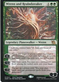 MTG: March of the Machine: Wrenn and Realmbreaker: Lightly Played Condition - Image 1