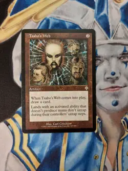 Tsabo's Web MTG Invasion Rare Artifact Moderately Played x1 TW2 - Image 2