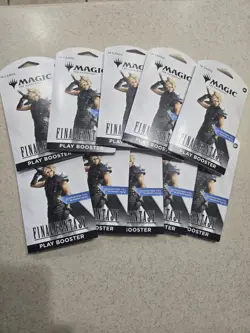 Lot of 10-MTG Final Fantasy Booster Packs–Sealed Sleves Foil Every Pack Magic🔥 - Image 1