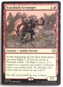Scuzzback Scrounger [New, Near Mint] Rare MTG {Lorwyn Eclipsed} - Image 1