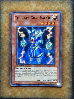 Yugioh Thunder King Rai-Oh LCGX-EN203 Common 1st Ed LP - Image 1