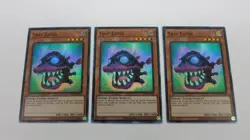 3x TRAP EATER MONSTER UNLIMITED EDITION OP19-EN005 SUPER YUGIOH NM UNPLAYED - Image 1