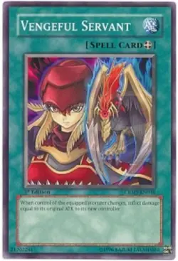 3 x Vengeful Servant - CRMS-EN046 - Common - Unlimited Edition Near Mint, Englis - Image 1