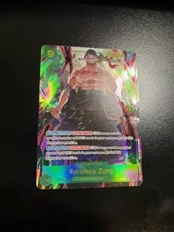 One Piece Wings of the Captain Roronoa Zoro OP06-118 SEC Rare Alt ENG Edge Bend - Image 2
