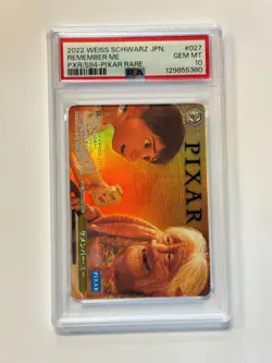 PSA 10 Remember Me 2022 Weiss Schwarz JPN PXR/S94 Pixar Rare #02 - Image 1