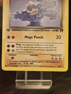 Pokemon Card Dark Machamp (27) LP Team Rocket 1st Edition Rare 27/82 - Image 4