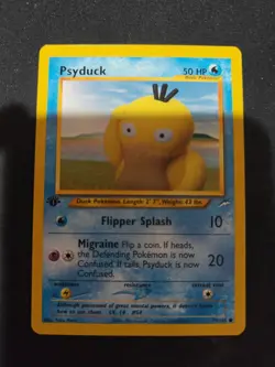 (NM/LP+) Psyduck Neo Destiny 79/105 Pokemon TCG Card - FREE SHIPPING - SEE PICS - Image 1