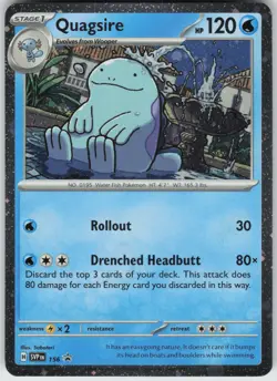 Holo Foil Quagsire 156 Promo SV: Scarlet & Violet Promo Cards - Image 1