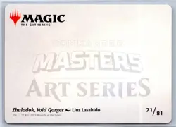 Magic: Art Series: Cmndr Masters #71 Zhulodok, Void Gorger Art Card -NM/M .VO4 - Image 2