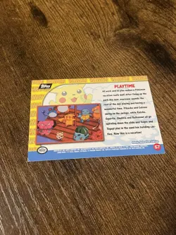 Pokemon Card - Playtime 57 - Pikachu's Vacation - Topps 1997 - Image 2