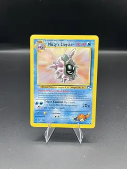 (MP) Misty's Cloyster 29/132 Gym Heroes Pokemon TCG Card WOTC - Image 1
