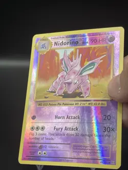 (LP) Nidorino 44/108 Reverse Holo XY Evolutions Pokemon TCG Card 319a-20 - Image 3