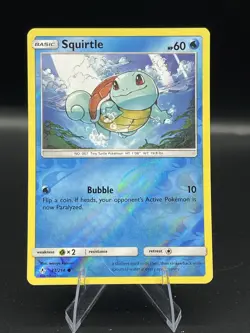(NM) Squirtle 33/214 Reverse Holo Unbroken Bonds Pokemon TCG Card 317b2-37 - Image 1
