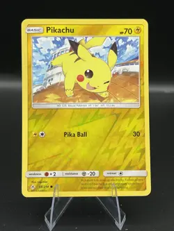 (NM) Pikachu Reverse Holo 54/214 Unbroken Bonds Pokemon TGC Card 317c2-2 - Image 1