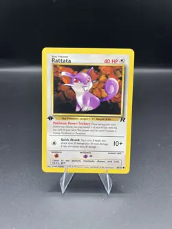 (NM) Rattata 1st ed Team Rocket 66/82 Pokemon TCG Card Common a6 - Image 1